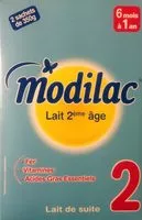 Mängden socker i Lait 2ème âge