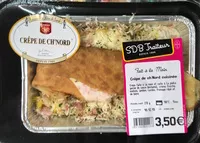 Mängden socker i Crêpe de ch'Nord cuisinée