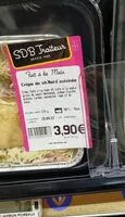 Mängden socker i SDB Traiteur crêpes