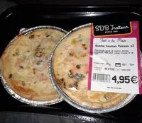 Mängden socker i Quiche saumon poireau