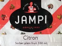 Mängden socker i Sorbet Citron Jampi 550ML