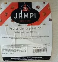 Mängden socker i Glace Passion Jampi 550ML