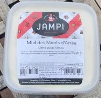 Mängden socker i Crème glacée Miel des Monts d’Arrér