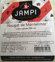 Mängden socker i Nougat de Montélimar