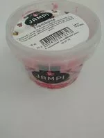 Mängden socker i Glace framboise