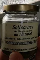 Mängden socker i Salicorne des marais salants au naturel