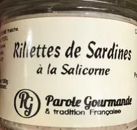 Mängden socker i Rillettes de sardines à la Salicorne