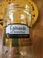 Mängden socker i Epinards en branches