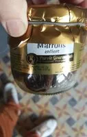 Mängden socker i Marrons entiers