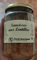 Mängden socker i Saucisses aux lentilles