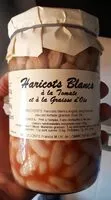 Mängden socker i Haricots blancs à la tomate et à la graisse d'oie