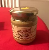 Mängden socker i Moutarde au noix