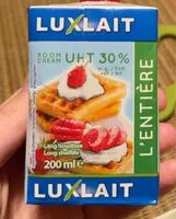 Mängden socker i Crème entière