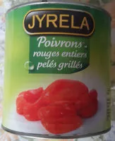 Mängden socker i Poivrons rouges entiers pelés grillés