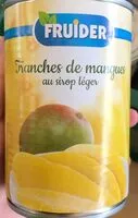 Mängden socker i Franches de mangues au sirop léger