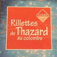 Mängden socker i Rillettes de thazard au colombo