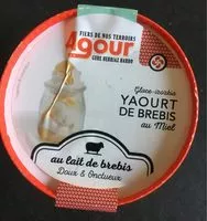 Mängden socker i Yaourt de Brebis au miel