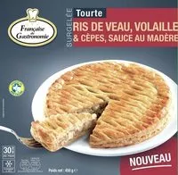 Mängden socker i Tourte Ris de Veau, Volaille & Cèpes, Sauce au Madère