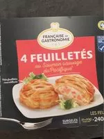 Mängden socker i 4 feuilletés au saumon sauvage du Pacifique