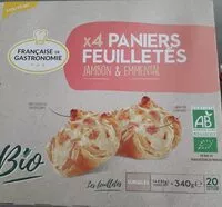 Mängden socker i Paniers feuilletés Légumes du soleil