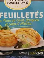 Mängden socker i Feuilletés noix de Saint Jacques et colin d'alaska