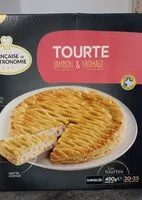 Mängden socker i Tourte jambon fromage