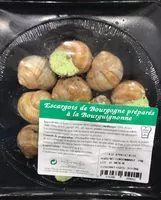 Mängden socker i Escargots de Bourgogne préparés à la Bourguignonne