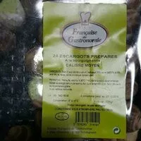 Mängden socker i 24 escargots préparés à la bourguignonne calibre moyen