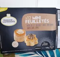 Mängden socker i 12 minis feuilletés St Jacques cèpes