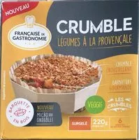Mängden socker i Crumble legumes a la provencale