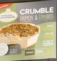 Mängden socker i Crumble saumon et epinards