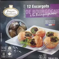 Mängden socker i 12 escargots de Bourgogne à la bourguignonne surgelés