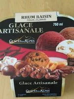 Mängden socker i Glace Rhume Raisin
