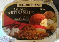 Mängden socker i Glace bulgare fraise