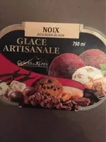 Mängden socker i Glace artisanale Noix