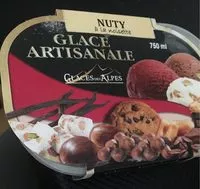 Mängden socker i Glace nuty à la noisette