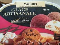 Mängden socker i Glace artisanale au yaourt