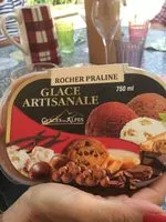 Mängden socker i Rocher praliné