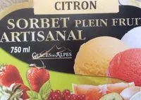 Mängden socker i Sorbet citron