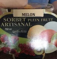 Mängden socker i Sorbet artisanal plein fruit Melon