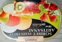 Mängden socker i Sorbet artisanal passion de Madagascar