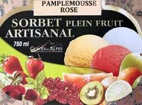 Mängden socker i Sorbet Artisanal Pamplemousse Rose