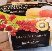 Mängden socker i Sorbet tomates basilic