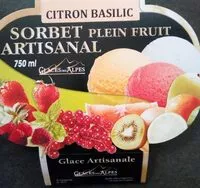 Mängden socker i Sorbet artisanal