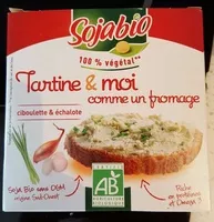 Mängden socker i Tartine & moi comme un fromage Ciboulette & échalote Tofu