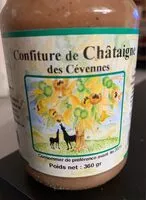 Mängden socker i Confiture de châtaigne de Cévennes