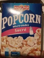 Mängden socker i Popcorn sucré