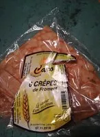 Mängden socker i 6 Crepes de froment CARO