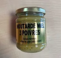 Mängden socker i Moutarde miel 3 poivres