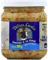 Mängden socker i Souskay De Morue 200 Grs Delice Locale